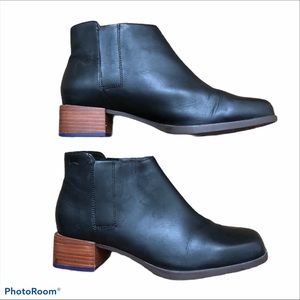 Camper bootie Kobo black booties square toe
